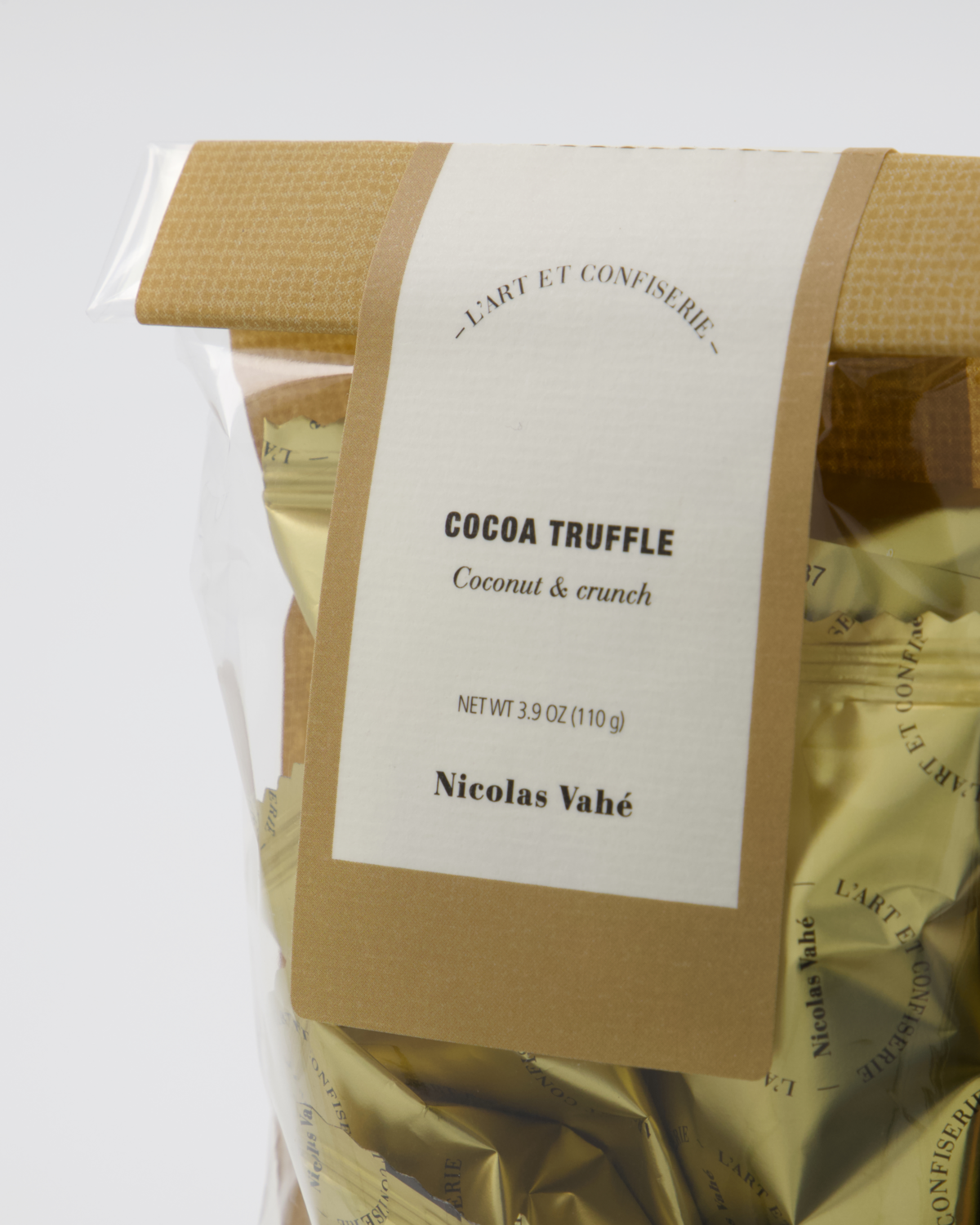 Kaakaotryffelit, kookos-crunch, 110 g