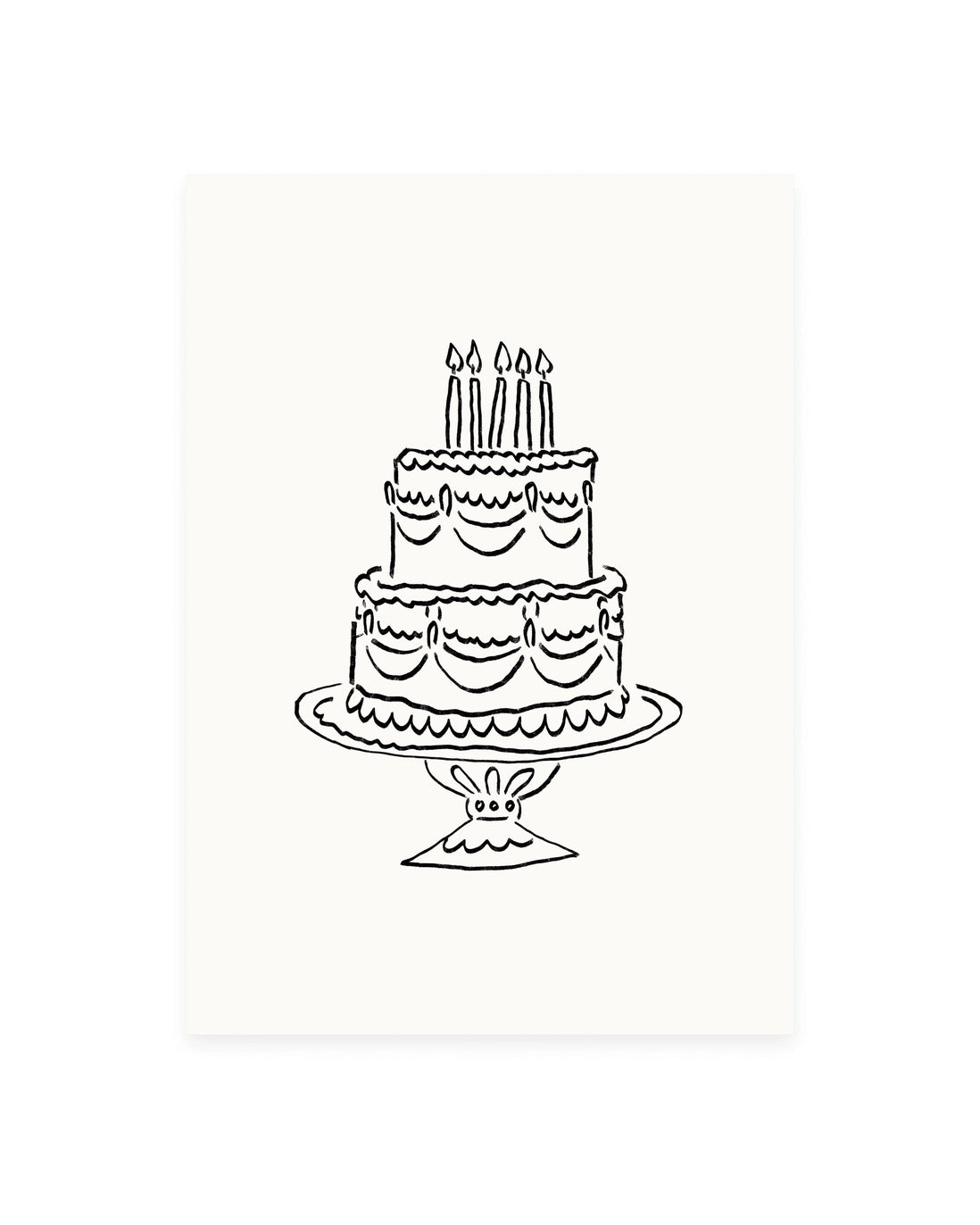 Postcard Cake