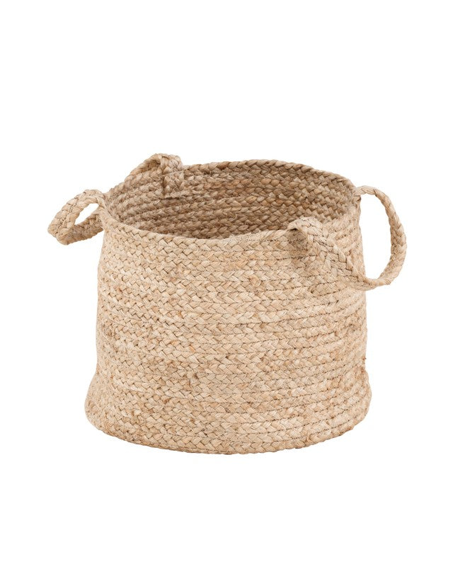 Juuttikori kahvoilla 35cm