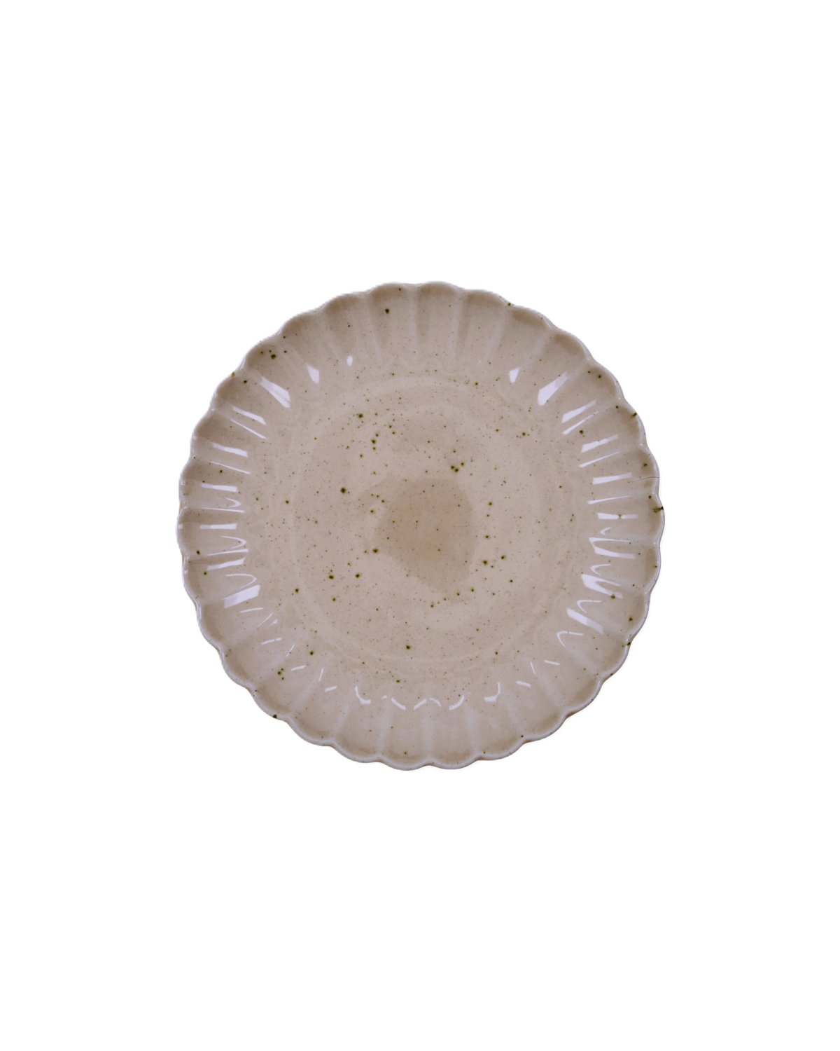 Scallop lautanen pieni harmaa