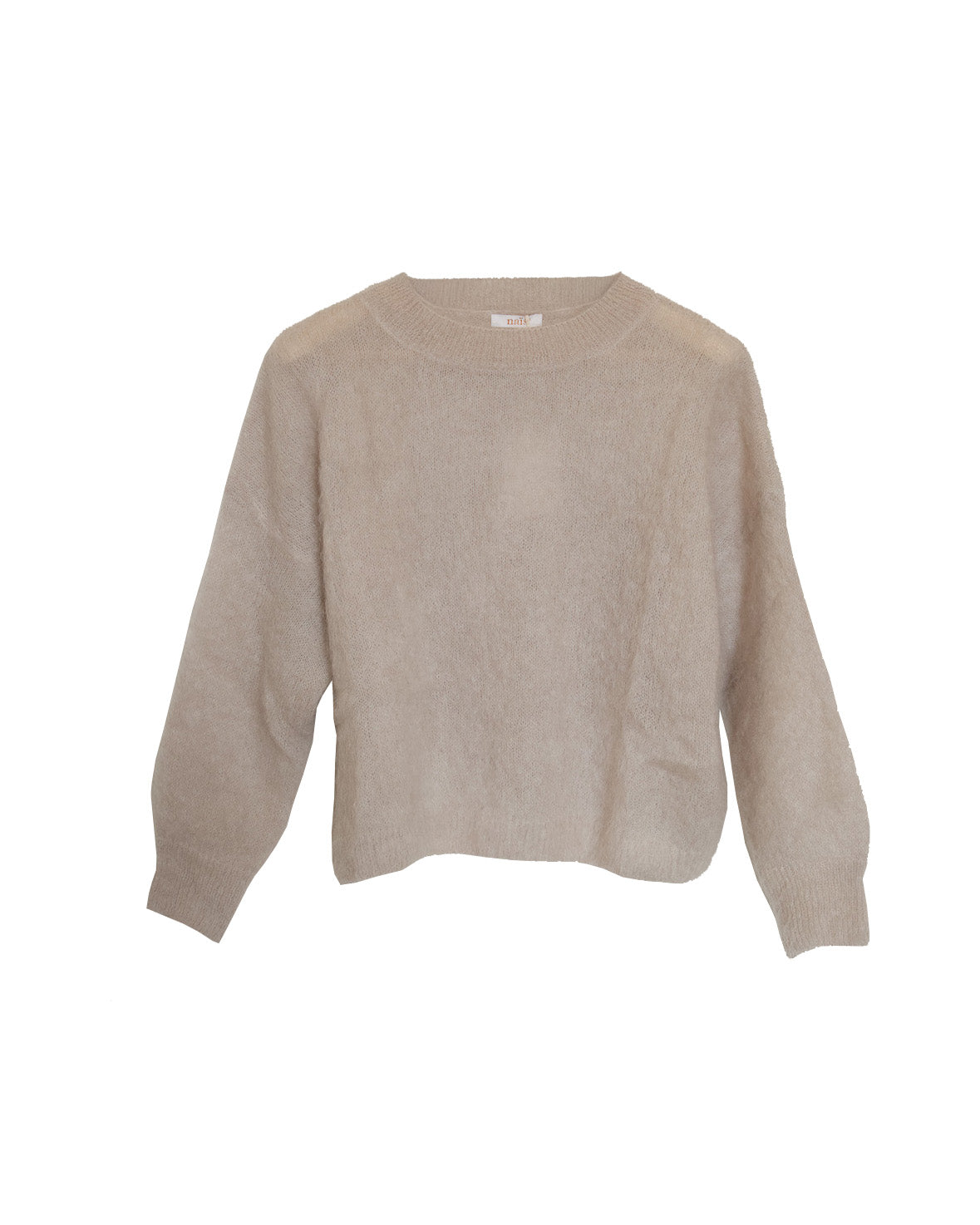 Kid mohair neule, beige