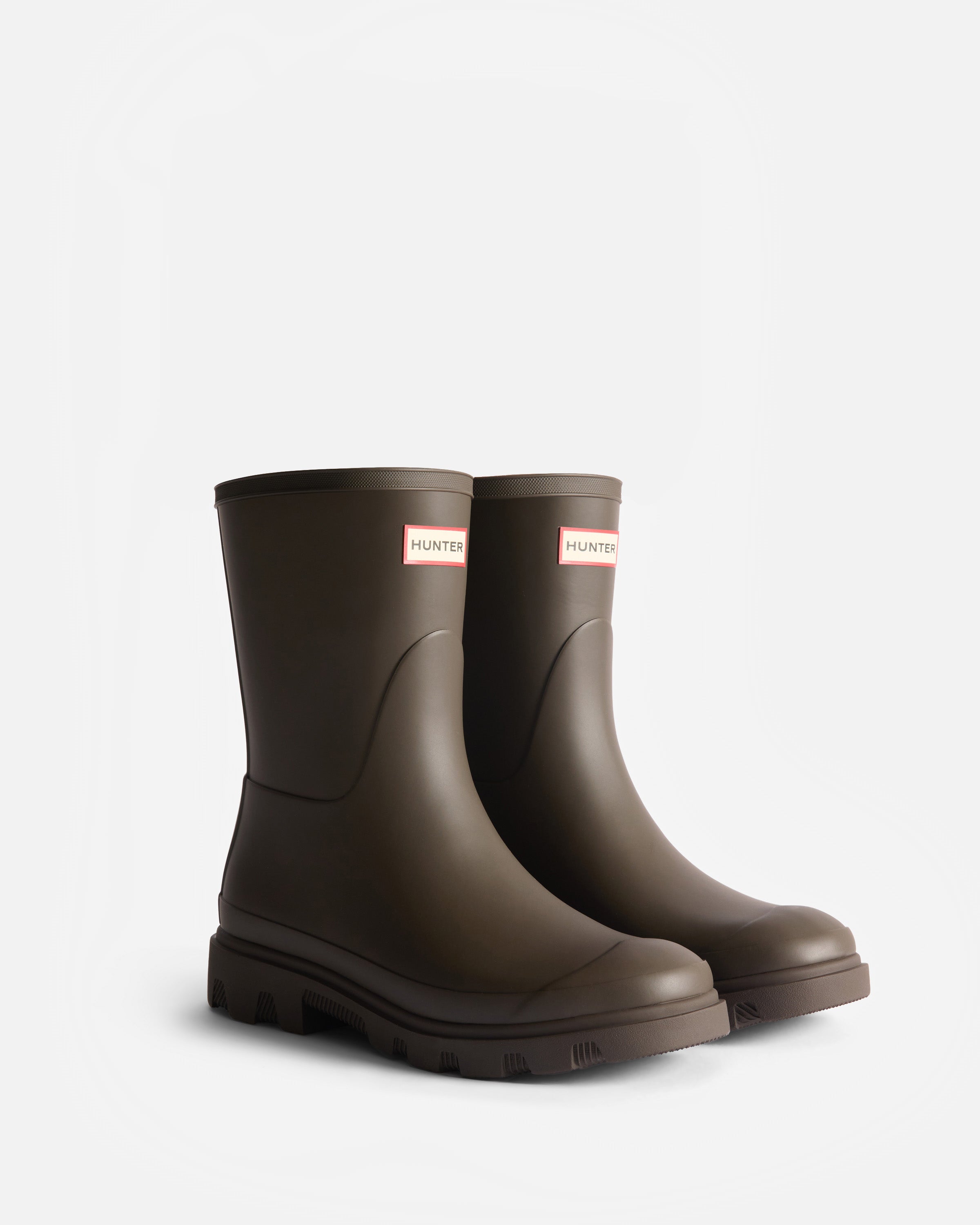 Hunter Downpour Short Boot Brown