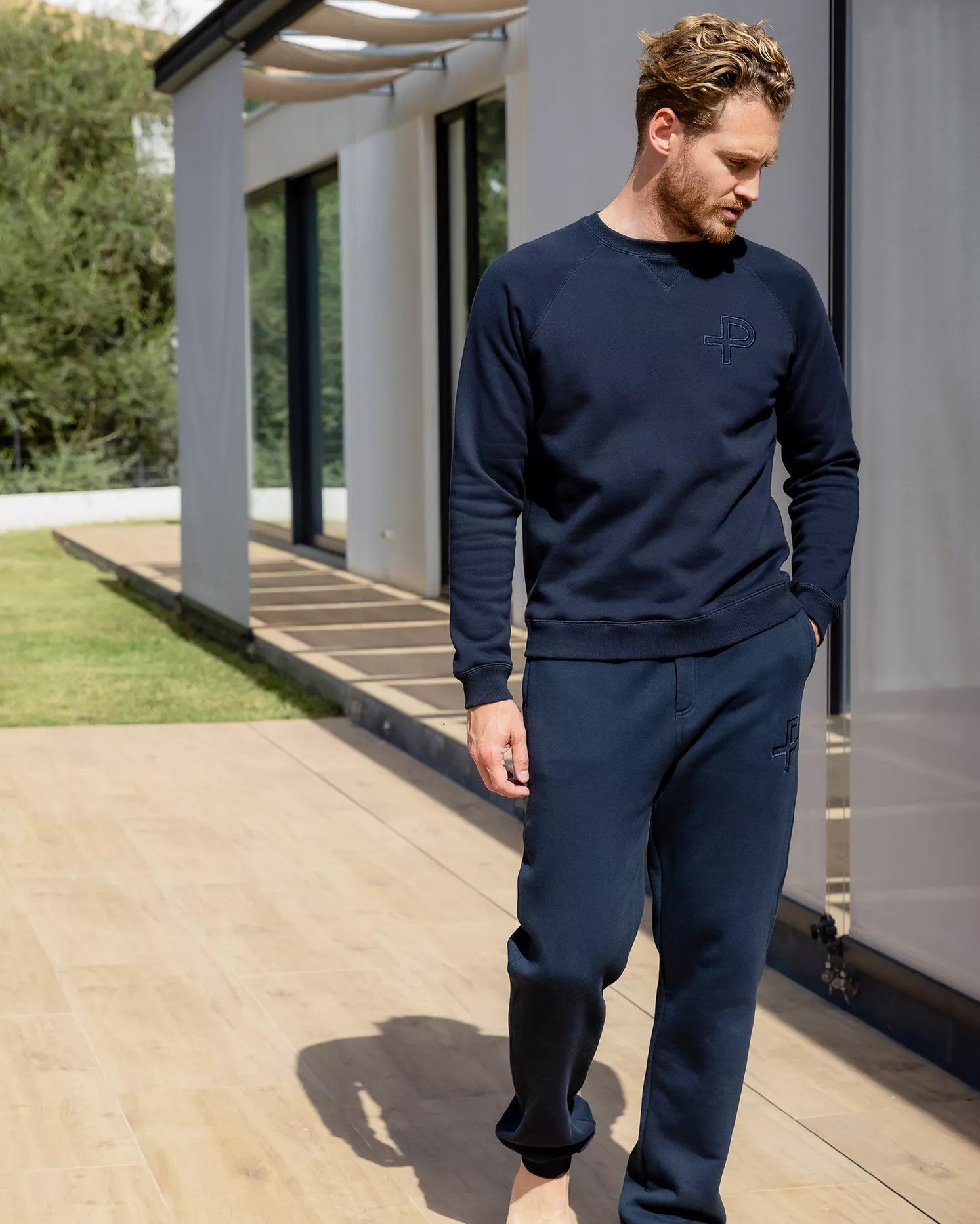 P-sweatpants, navy blue