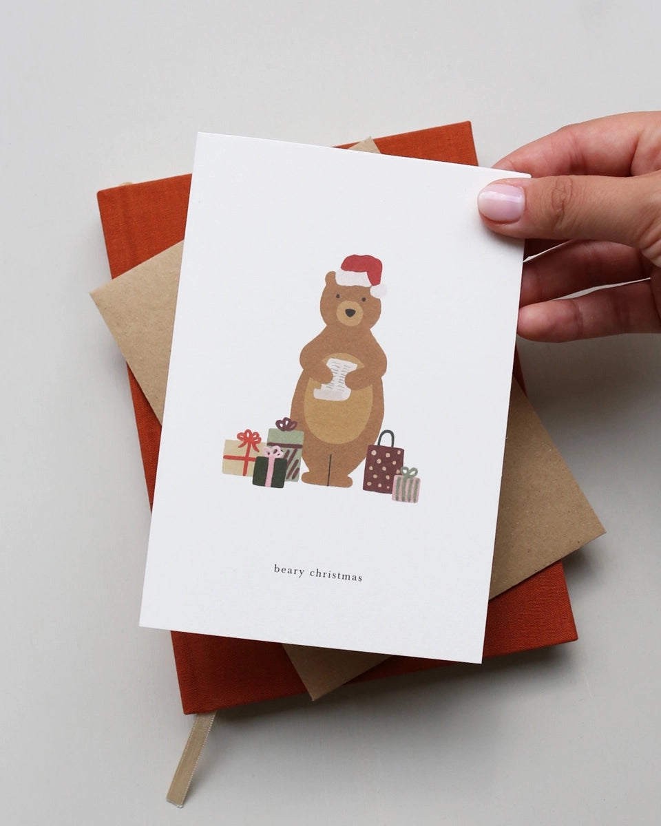 Greeting Card // Christmas Bear