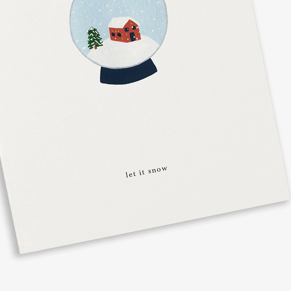Greeting Card // Snowglobe