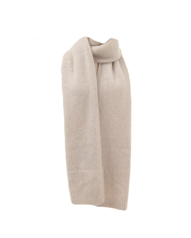 Kid mohair- ja merinovillahuivi, beige