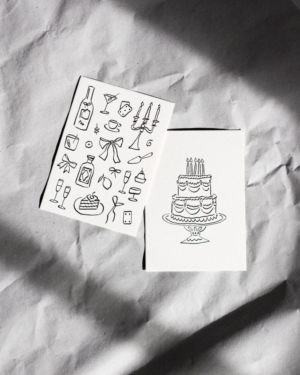 Postcard Cake