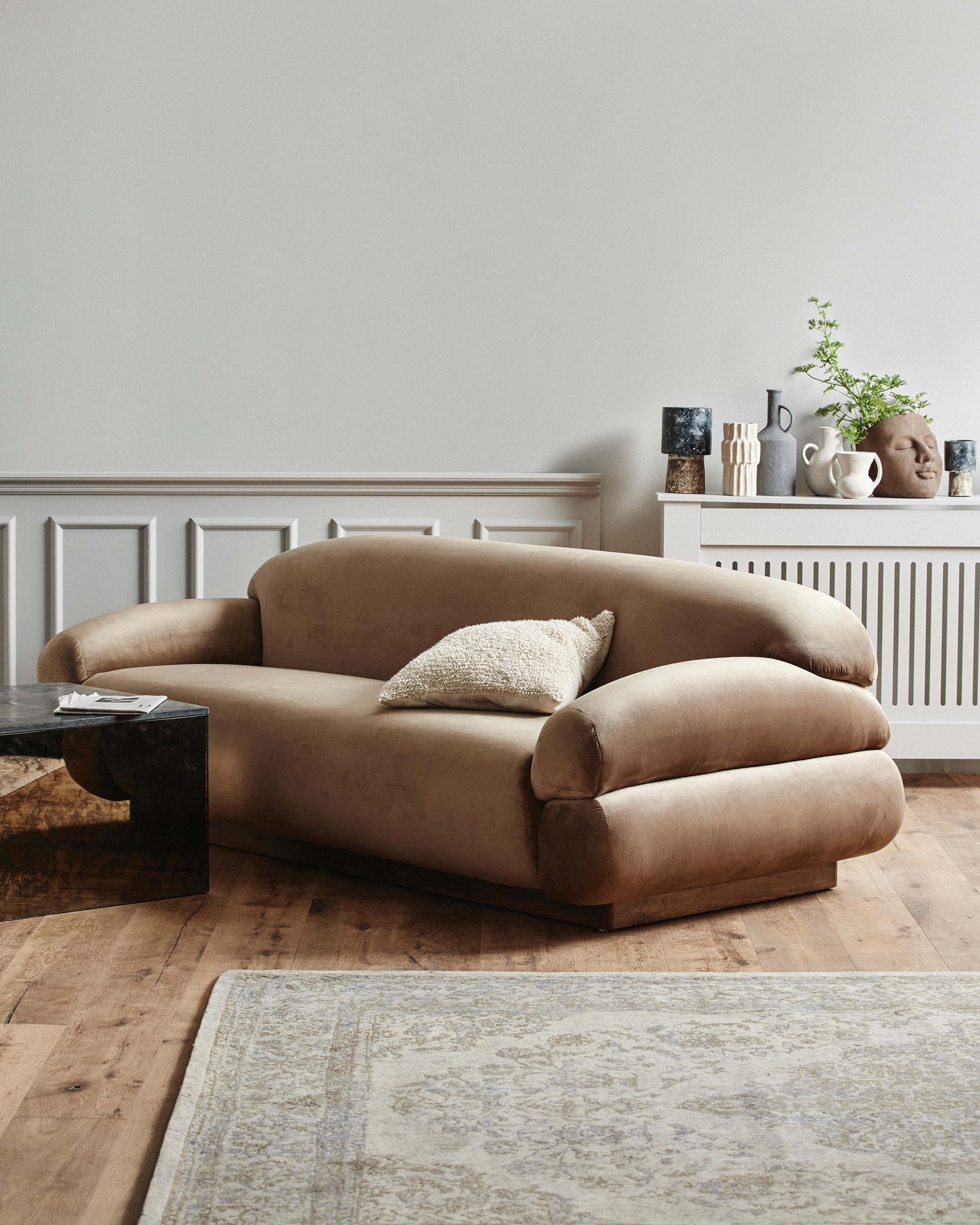 SOF Samettisohva beige