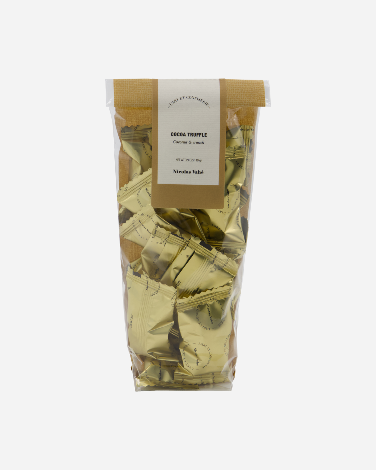 Kaakaotryffelit, kookos-crunch, 110 g