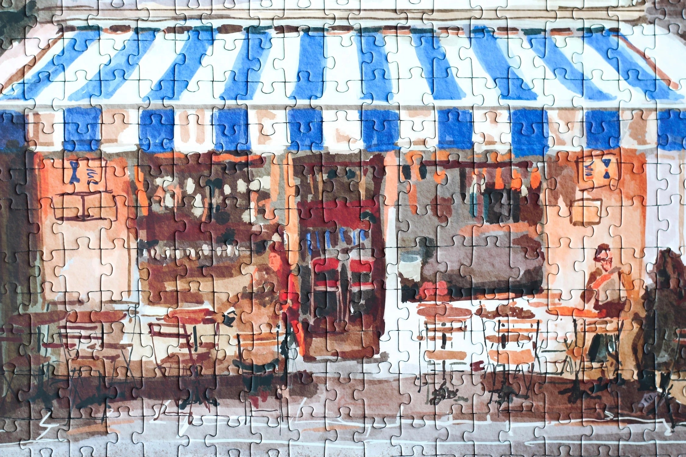 Ranskalainen bistro -palapeli, 500 palaa