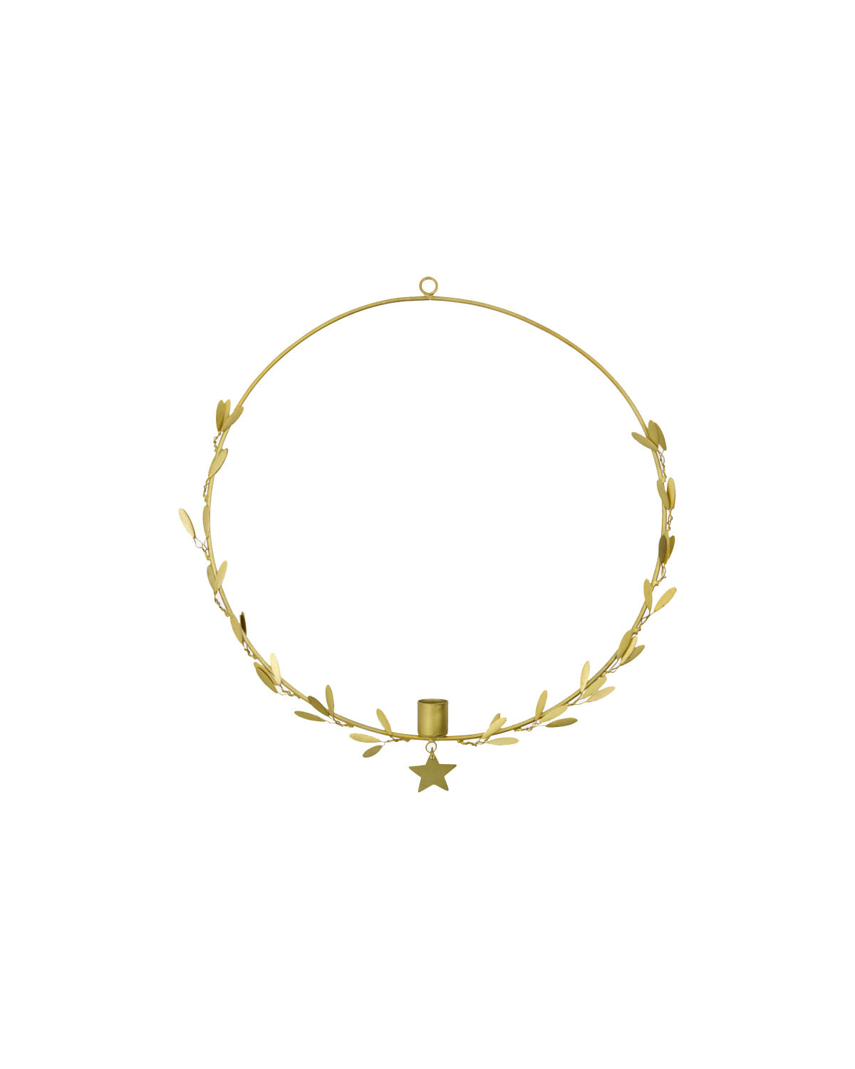 Mistel kynttilänjalka roikkuva, kulta