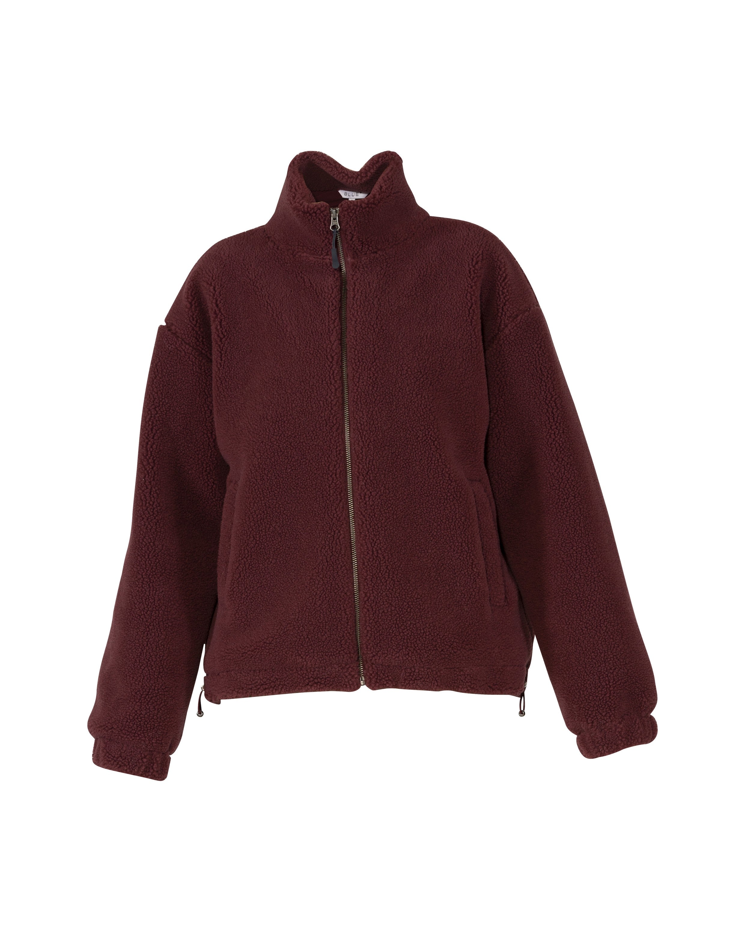 Maiken Wool-fleece jacket, Burgundy