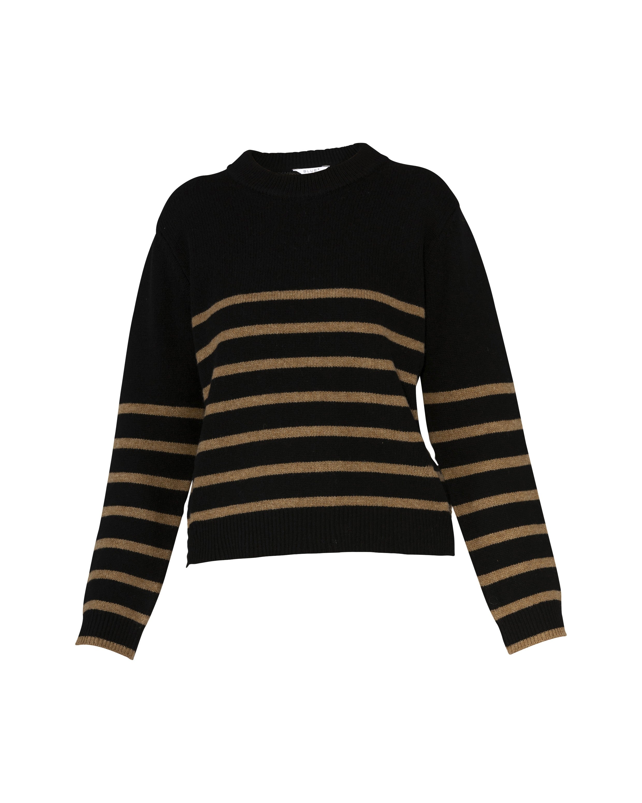 Myrna Knit, Black w/Walnut