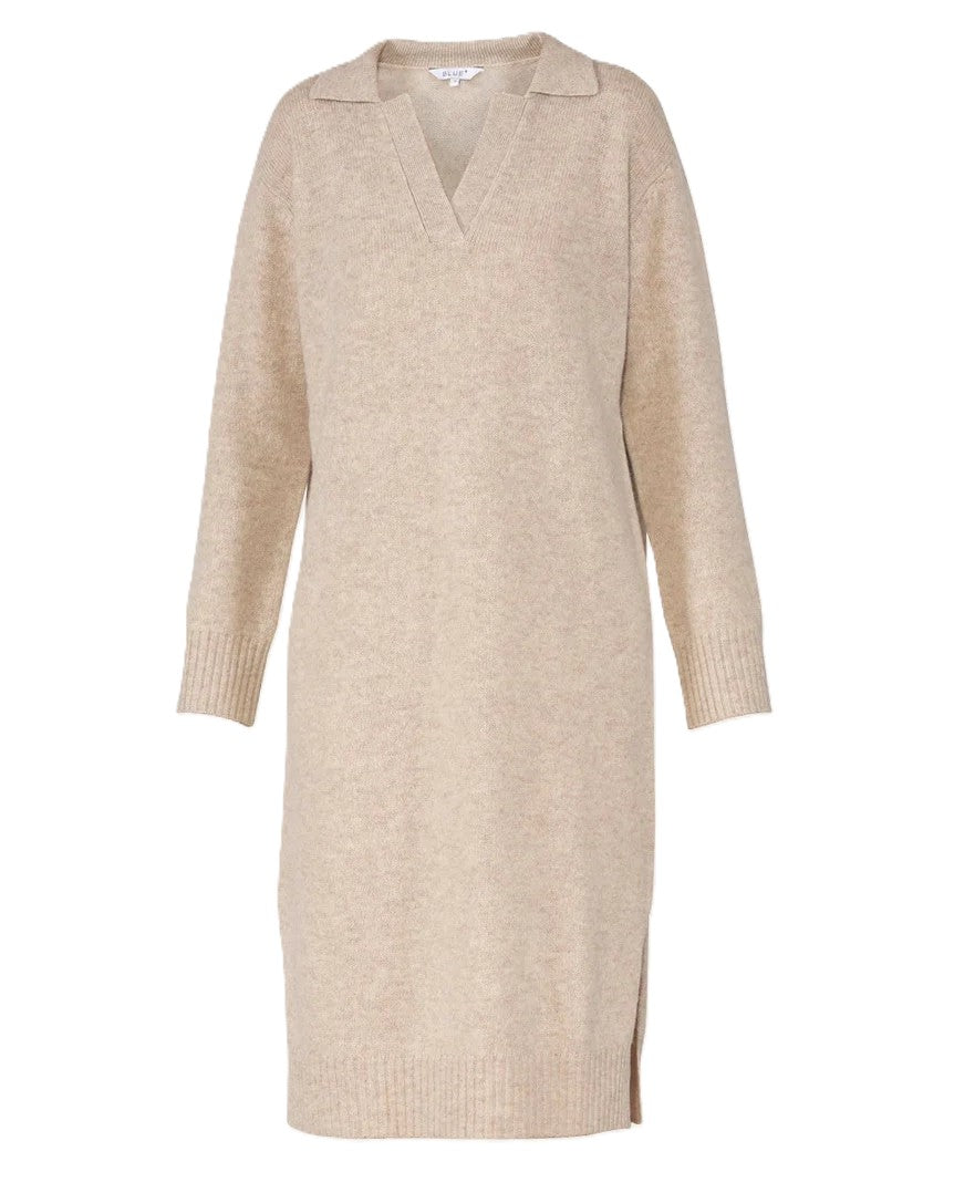 Mette Dress, Chalk Melange