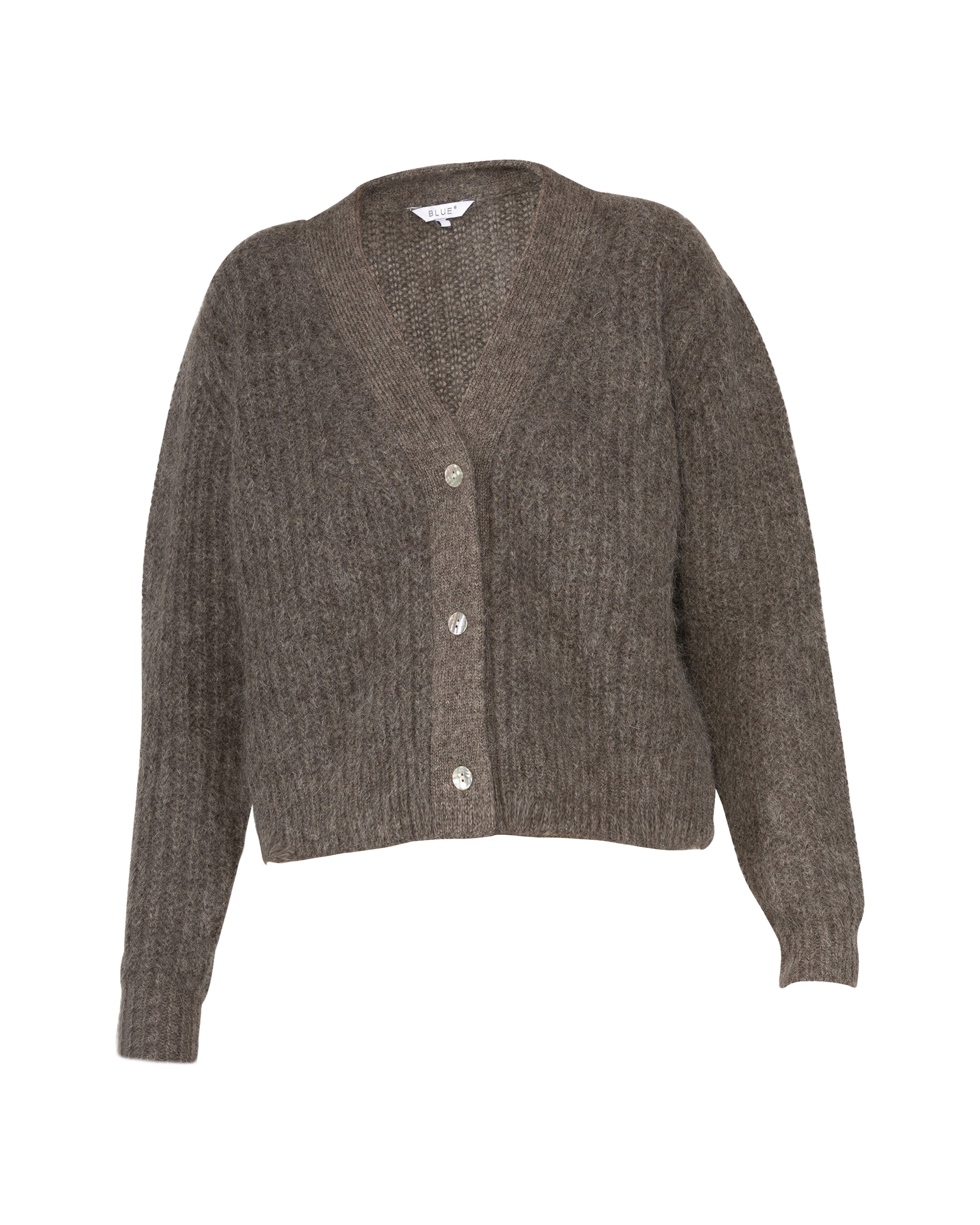 Mercedes Cardigan,  Light Coffee melange