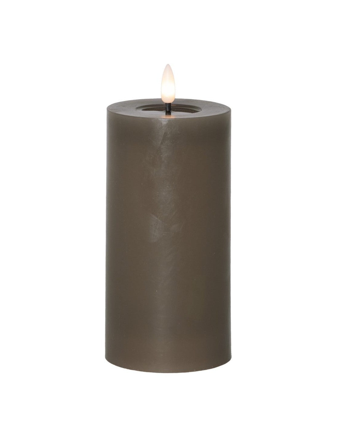 Led pöytäkynttilä ruskea, 3 kokoa