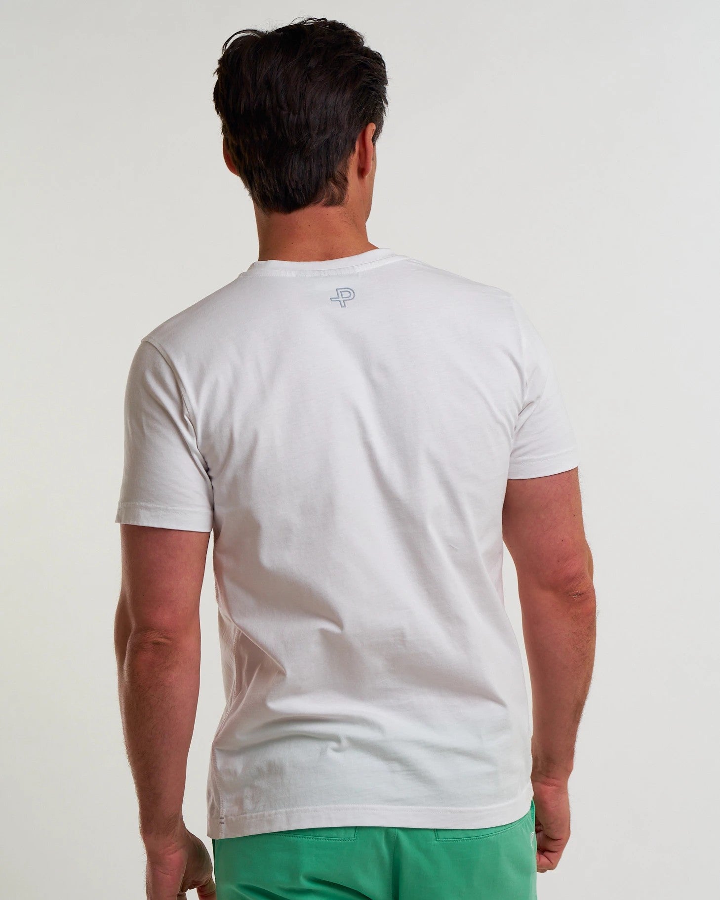 Crew V-tee, White