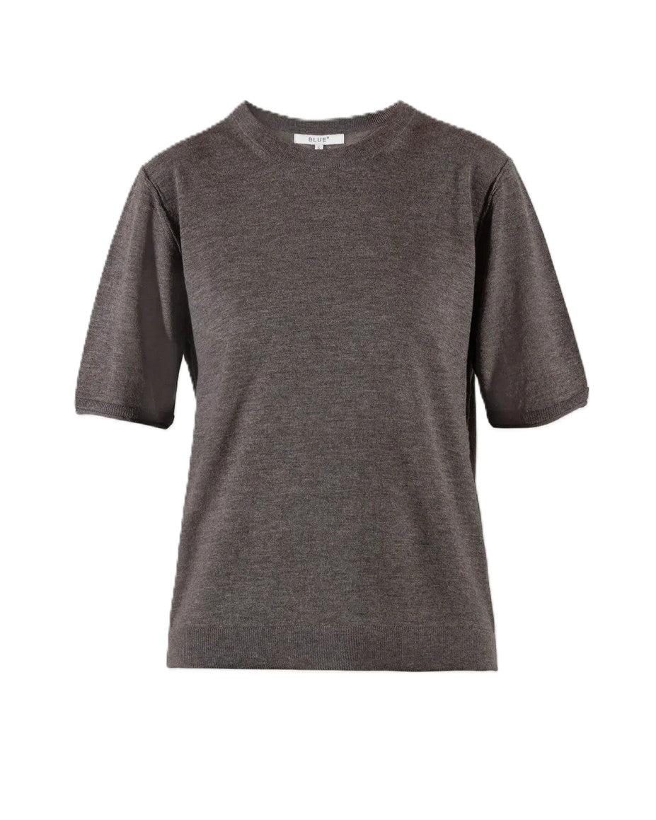 Fryd Light Merino Tee, Chocolate Melange