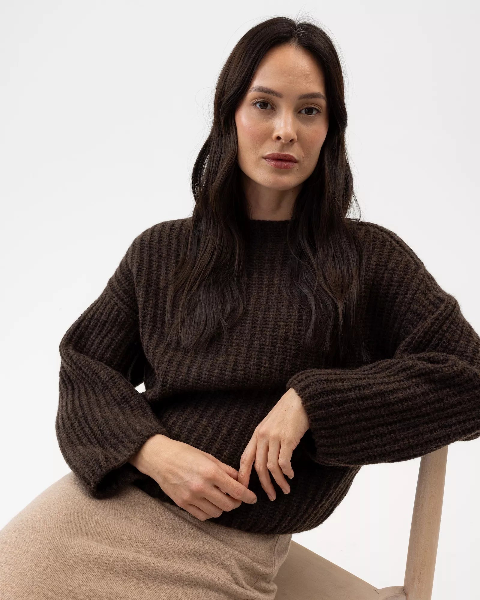 Cajsa Sweater, Brown
