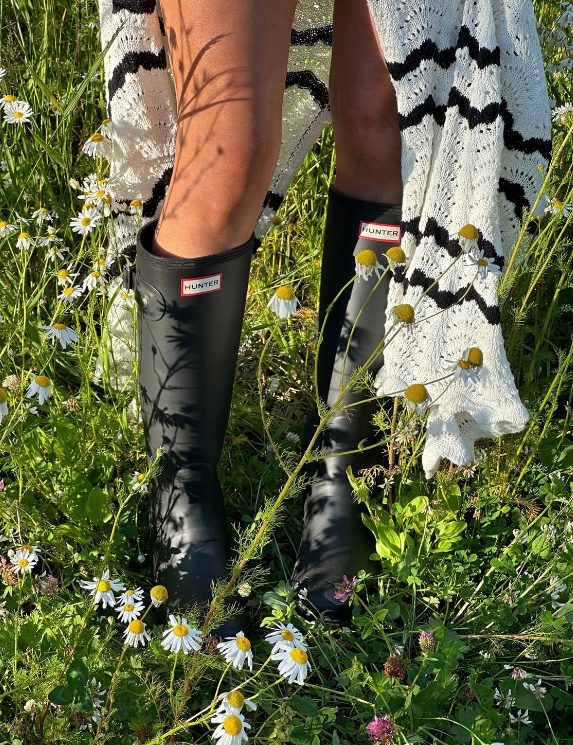 Hunter Downpour Tall Boot Black
