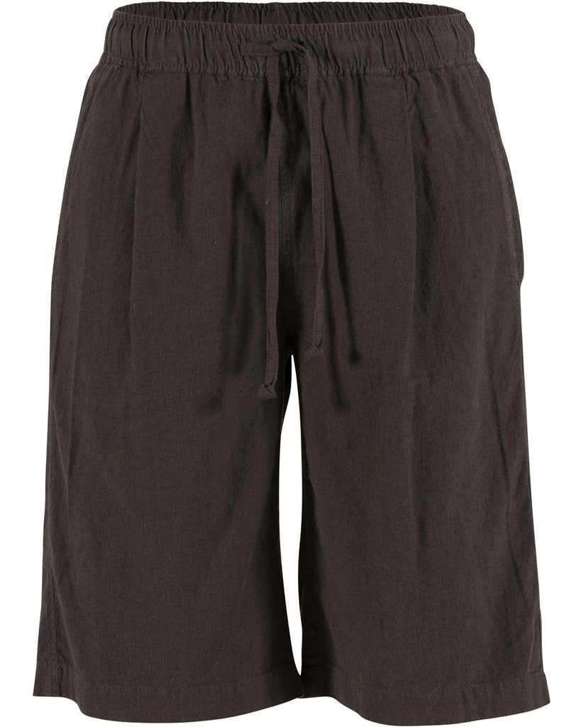 Lisamarie linen Bermudas, Coffee