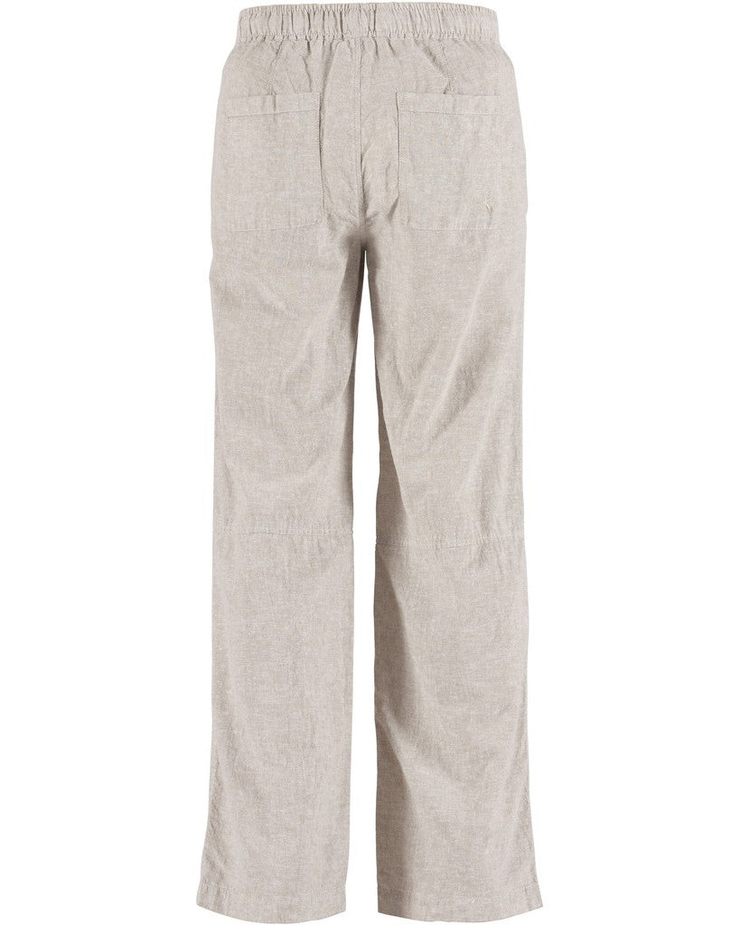 Luca linen Trousers - Chalk Melange