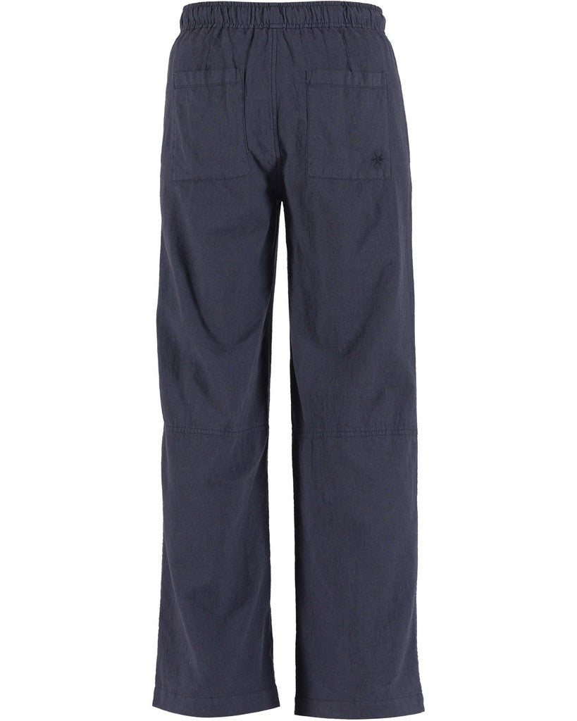Luca linen Trousers, Dusty Navy