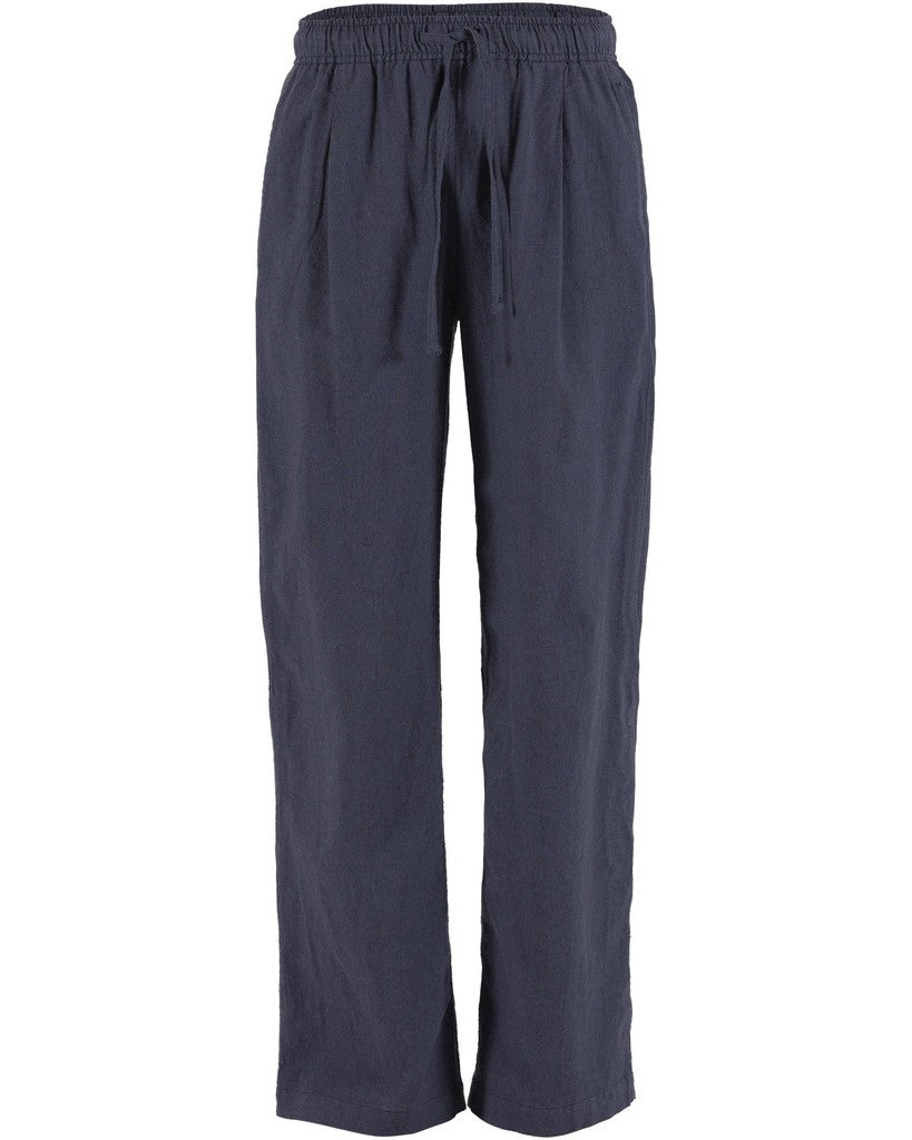 Luca linen Trousers, Dusty Navy