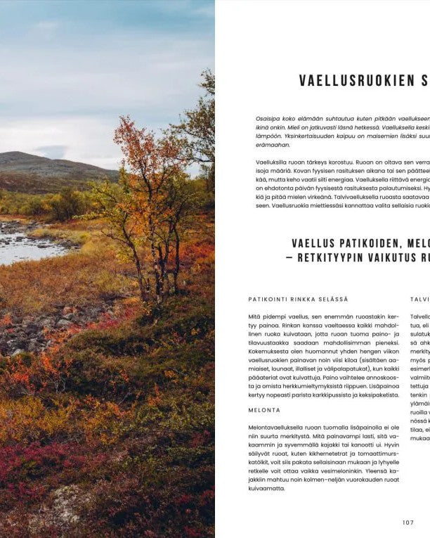 Retkiruokakirja – Kasvisreseptejä helpoista eväistä vaellusaterioihin