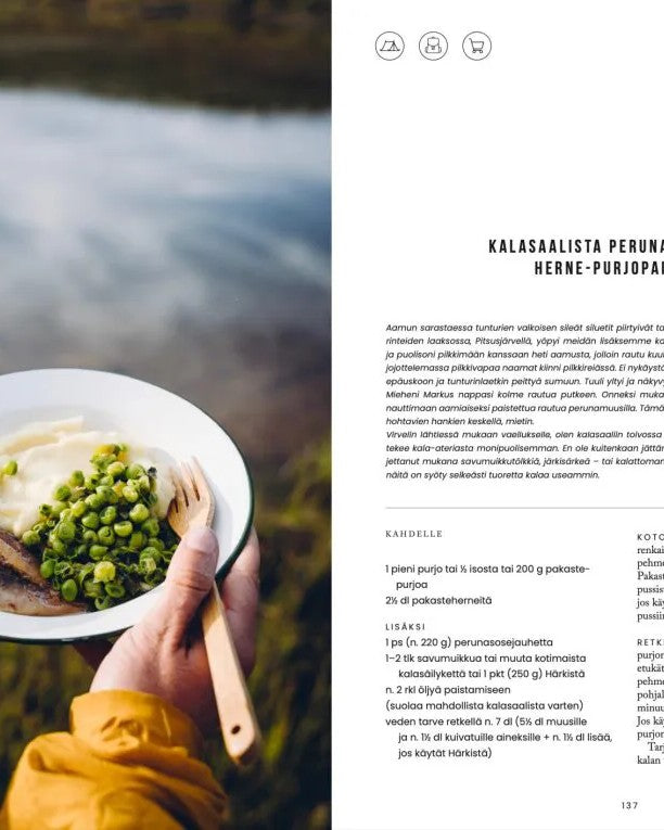 Retkiruokakirja – Kasvisreseptejä helpoista eväistä vaellusaterioihin