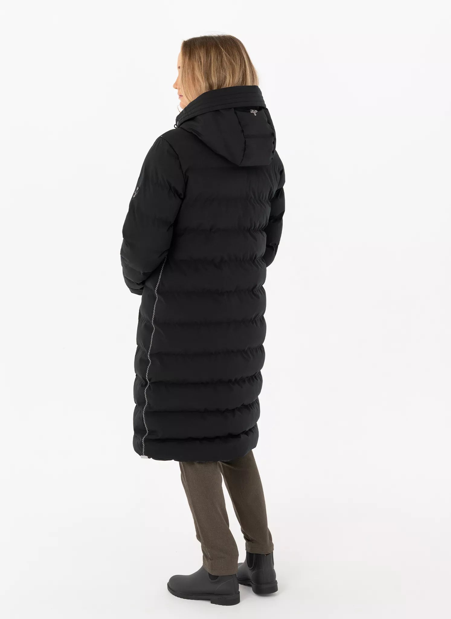 Commodus padded coat, Black