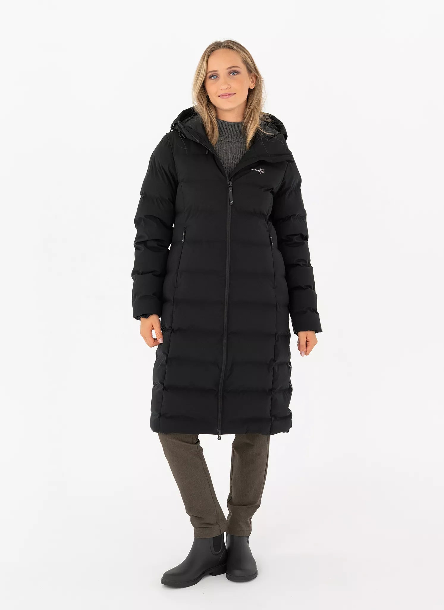 Commodus padded coat, Black