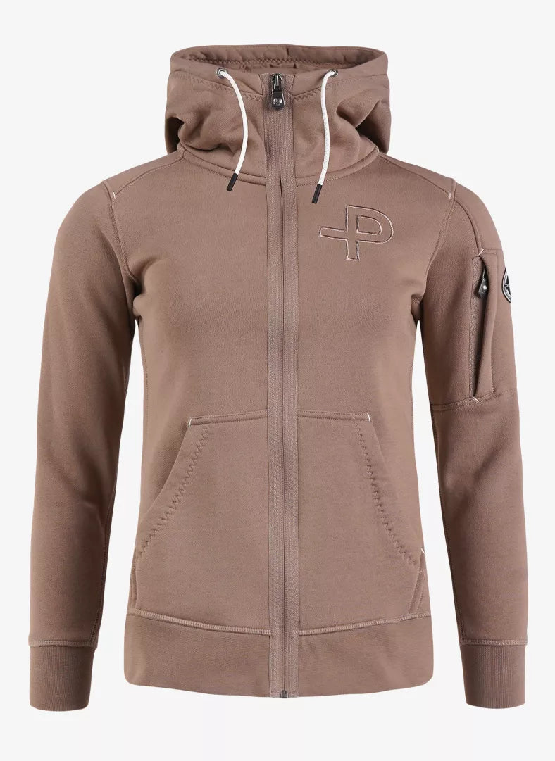 W P-hoodie toffee