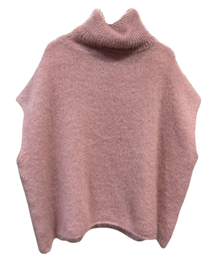 Mohairponcho, 2 väriä