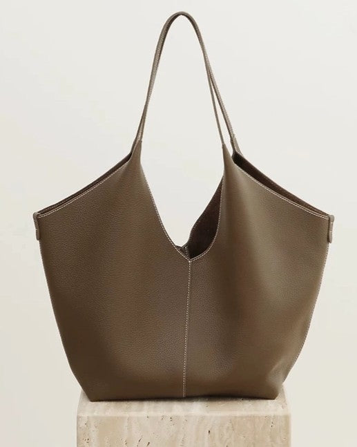 Minimalism Tote Bag, Brown