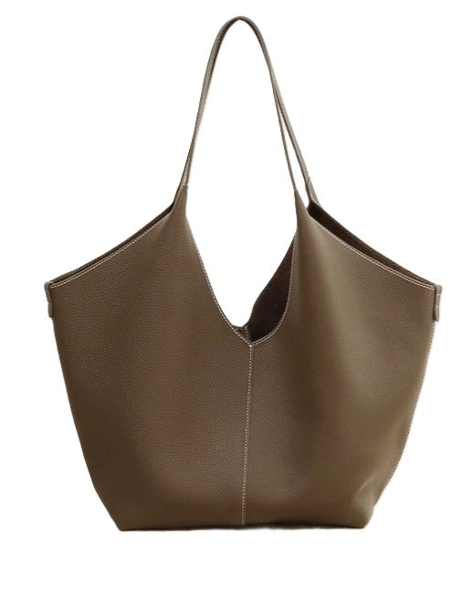 Minimalism Tote Bag, Brown