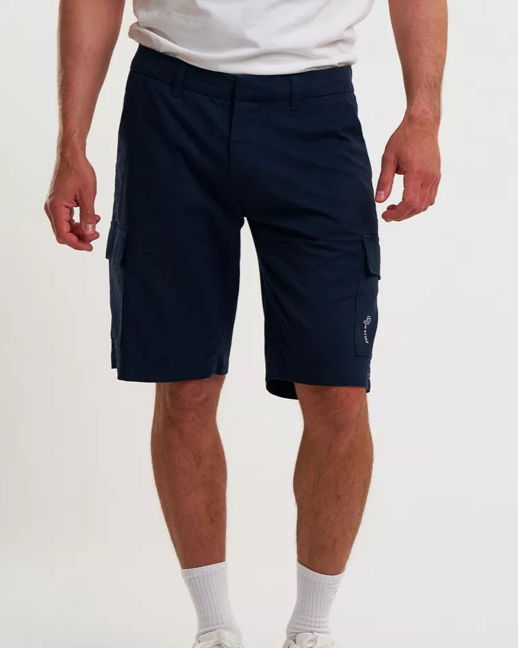 Crew Organic Cargo Shorts, Navy blue