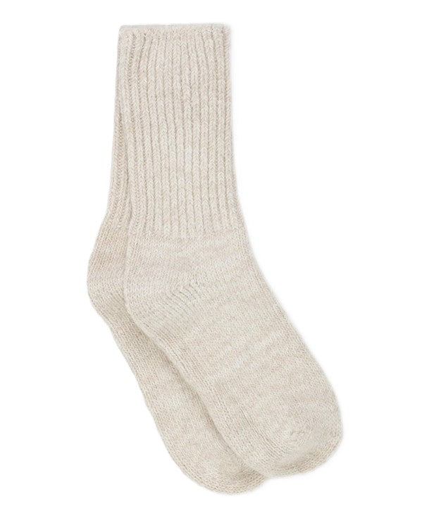 Boyfriend Socks - Oatmeal Melange