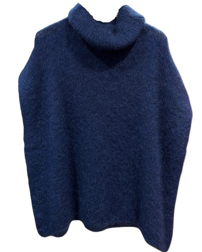 Mohairponcho, 2 väriä