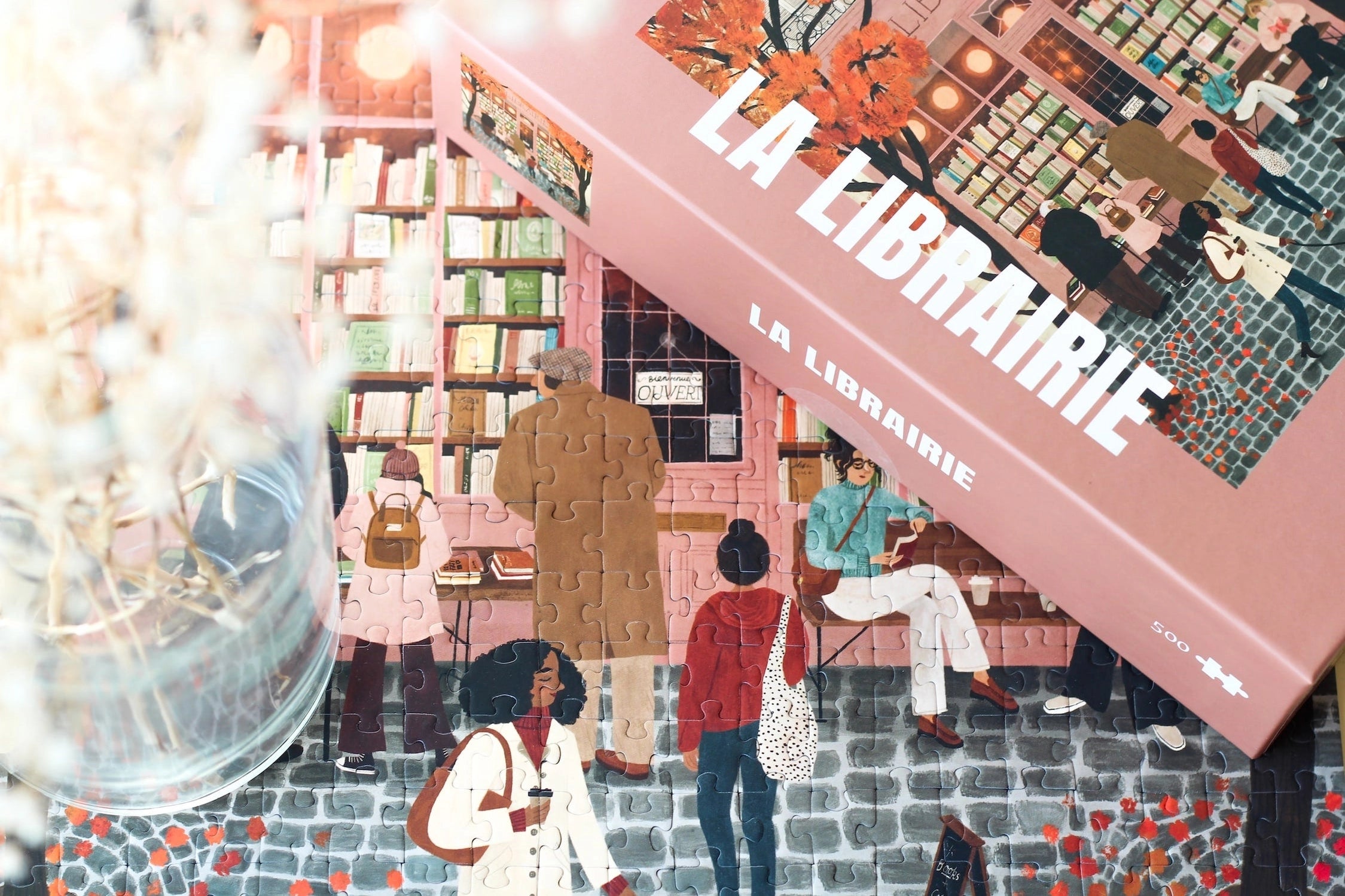 Kirjakauppa palapeli, 500 palaa