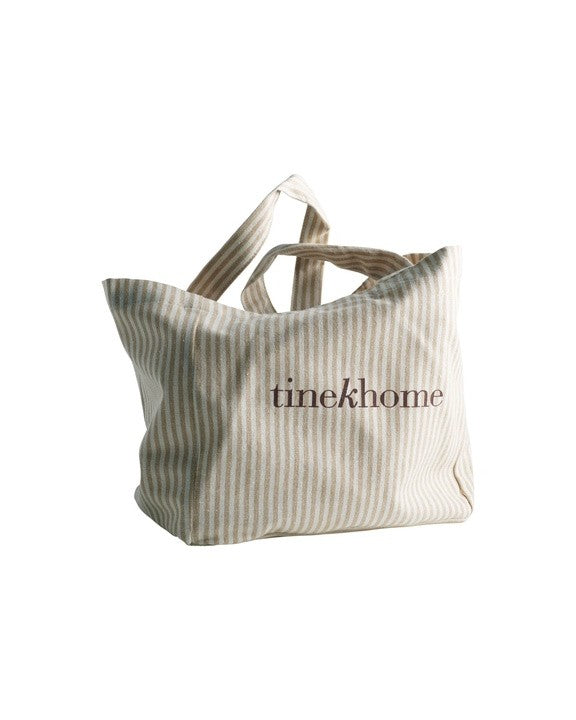 TOTE BAG | RECYCLED COTTON & POLYESTER | MINI STRAW