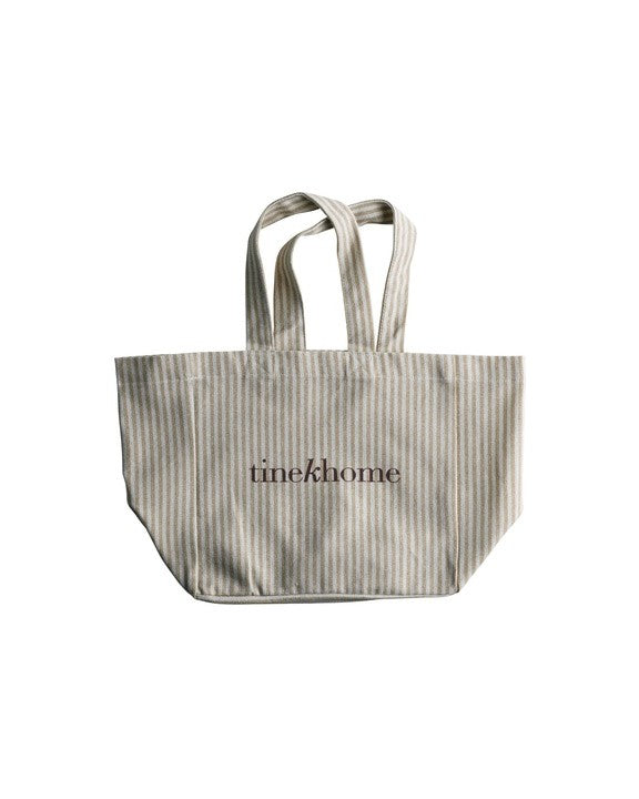 TOTE BAG | RECYCLED COTTON & POLYESTER | MINI STRAW