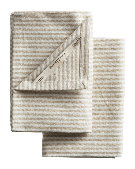 TEA TOWELS | RECYCLED COTTON | 2 PCS STRAW