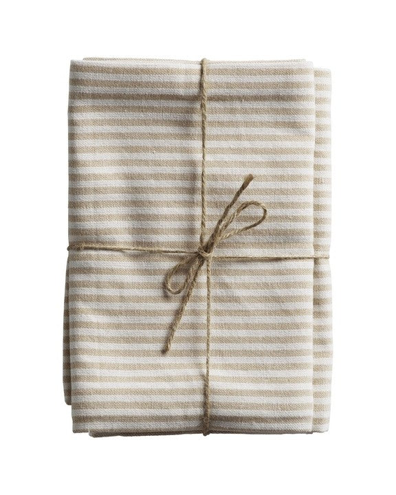 TEA TOWELS | RECYCLED COTTON | 2 PCS STRAW