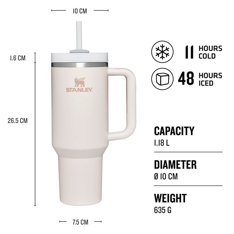 Stanley Rose Quencher H2.0 Flowstate™ Tumbler 1,2L