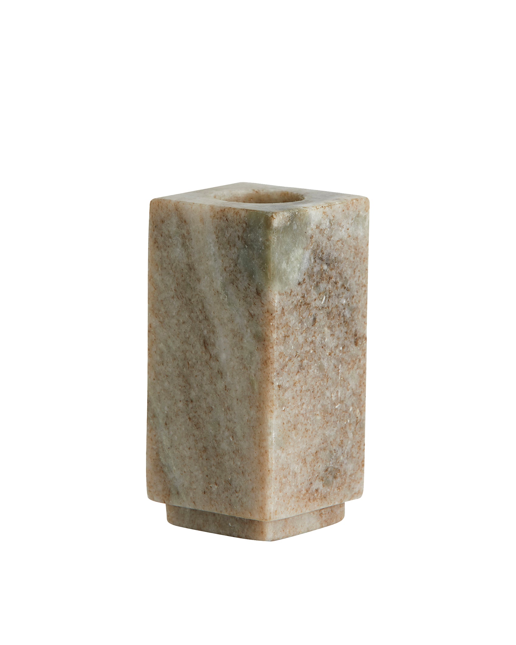 HAIDA kynttilänjalka marmori, hiekka